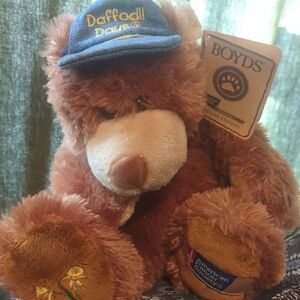 Boyds Bears Brown Plush with Blue Cap